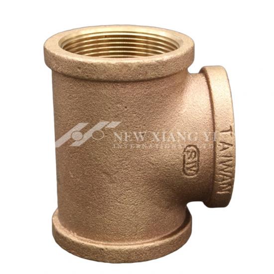 Brass female tee connector
